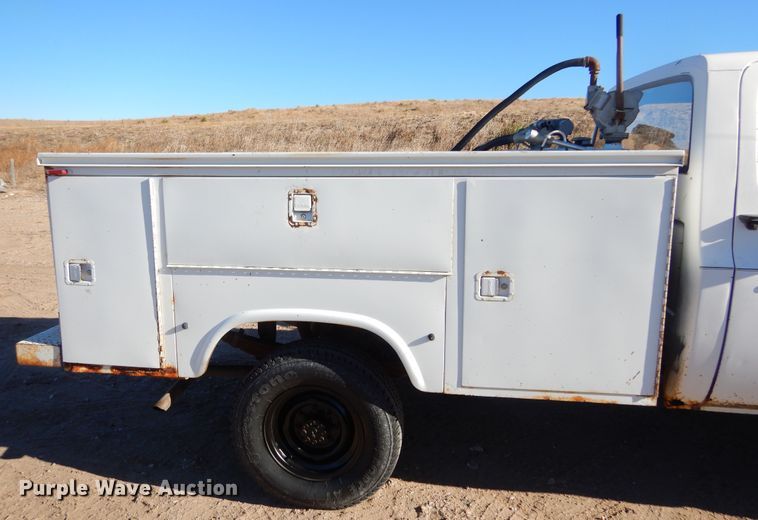 image for item KO9015 1985 Chevrolet D30  utility bed pickup truck