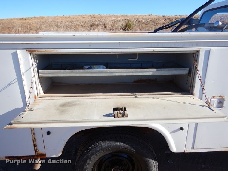 image for item KO9015 1985 Chevrolet D30  utility bed pickup truck