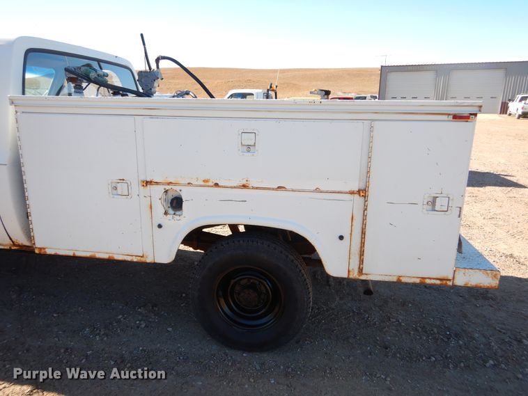 image for item KO9015 1985 Chevrolet D30  utility bed pickup truck