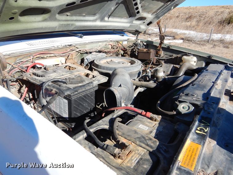 image for item KO9015 1985 Chevrolet D30  utility bed pickup truck