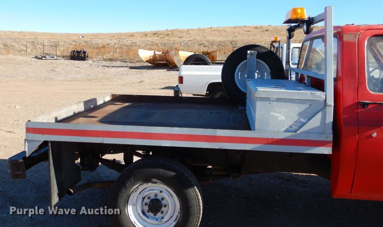 image for item KO9018 1984 Chevrolet D30  flatbed pickup truck