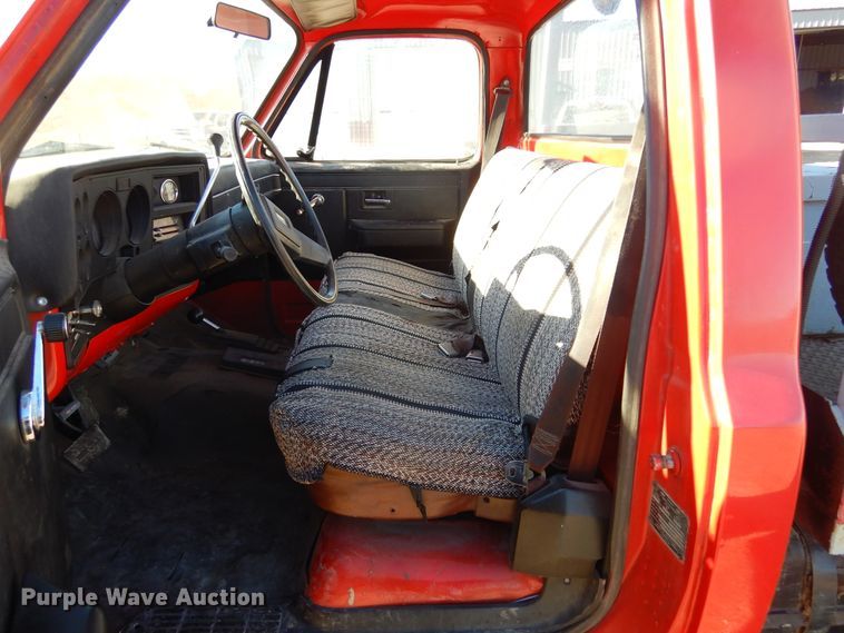 image for item KO9018 1984 Chevrolet D30  flatbed pickup truck