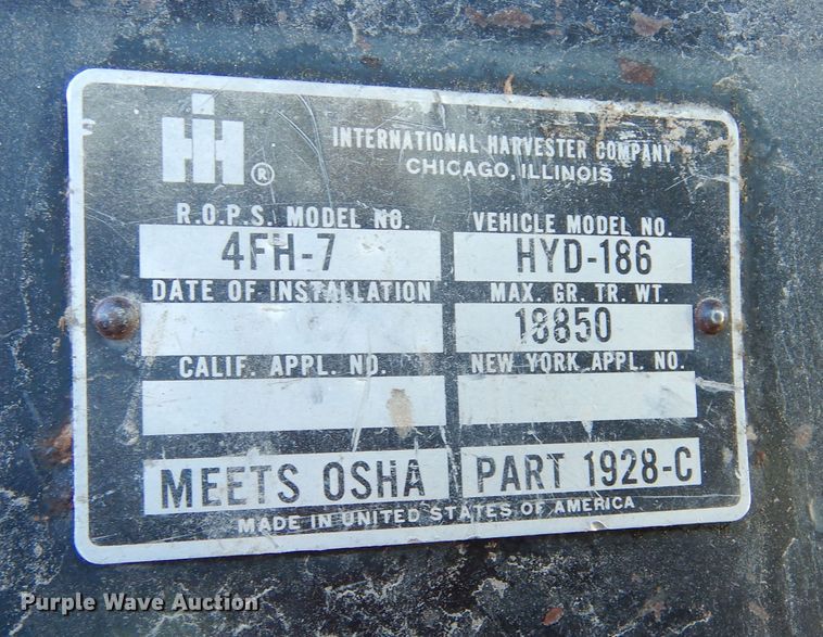 image for item KO9023 International 186 Hydro  tractor