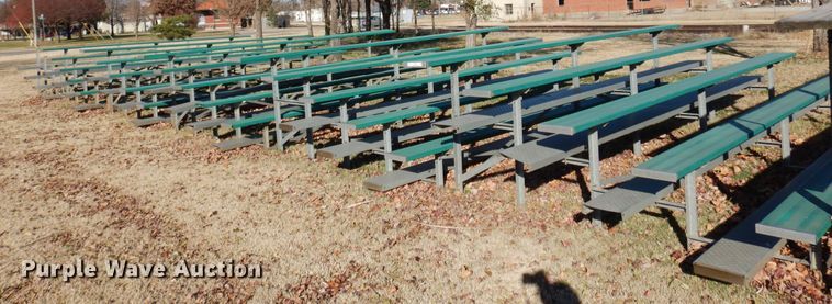 image for item KO9535 (6) aluminum bleachers