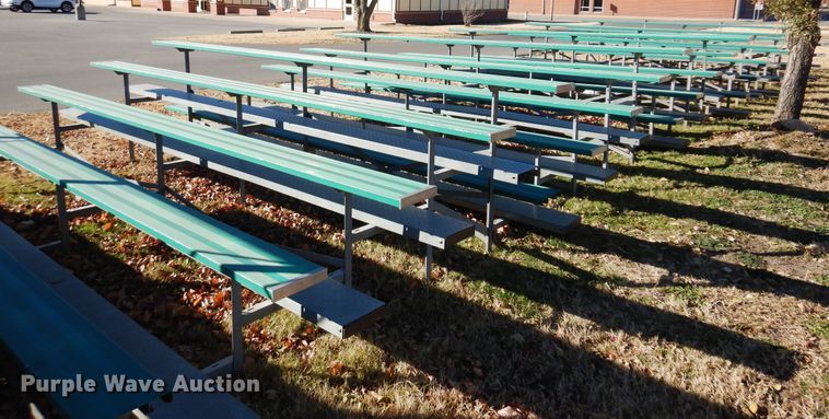 image for item KO9535 (6) aluminum bleachers
