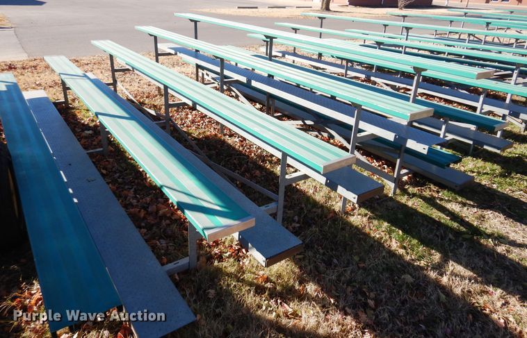 image for item KO9535 (6) aluminum bleachers