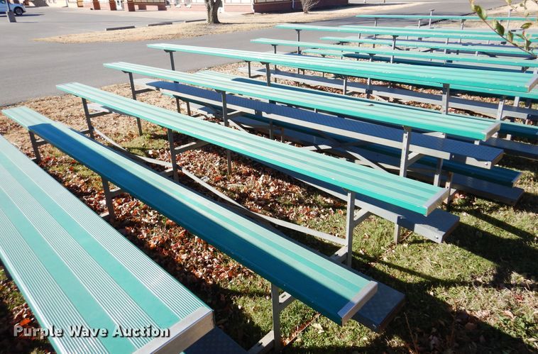 image for item KO9535 (6) aluminum bleachers