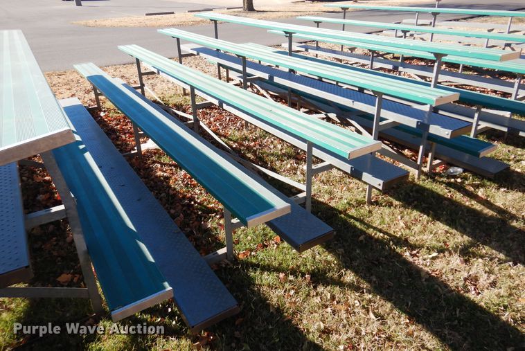 image for item KO9535 (6) aluminum bleachers