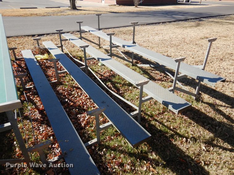 image for item KO9535 (6) aluminum bleachers