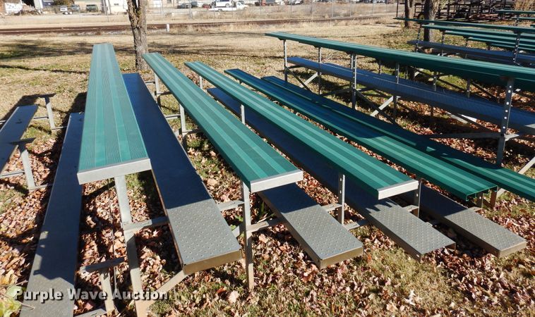 image for item KO9535 (6) aluminum bleachers