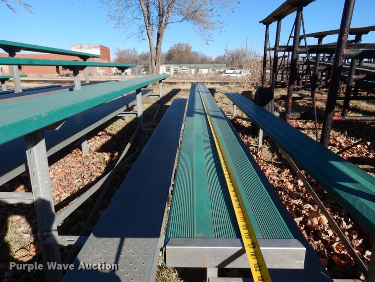 image for item KO9535 (6) aluminum bleachers