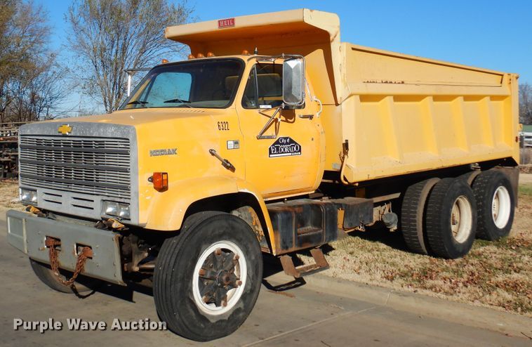 image for item KO9536 1983 Chevrolet Kodiak C70  dump truck