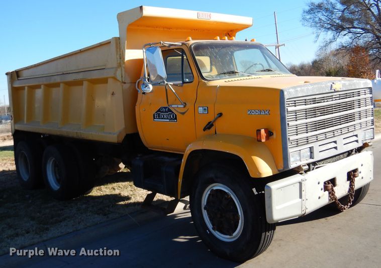image for item KO9536 1983 Chevrolet Kodiak C70  dump truck