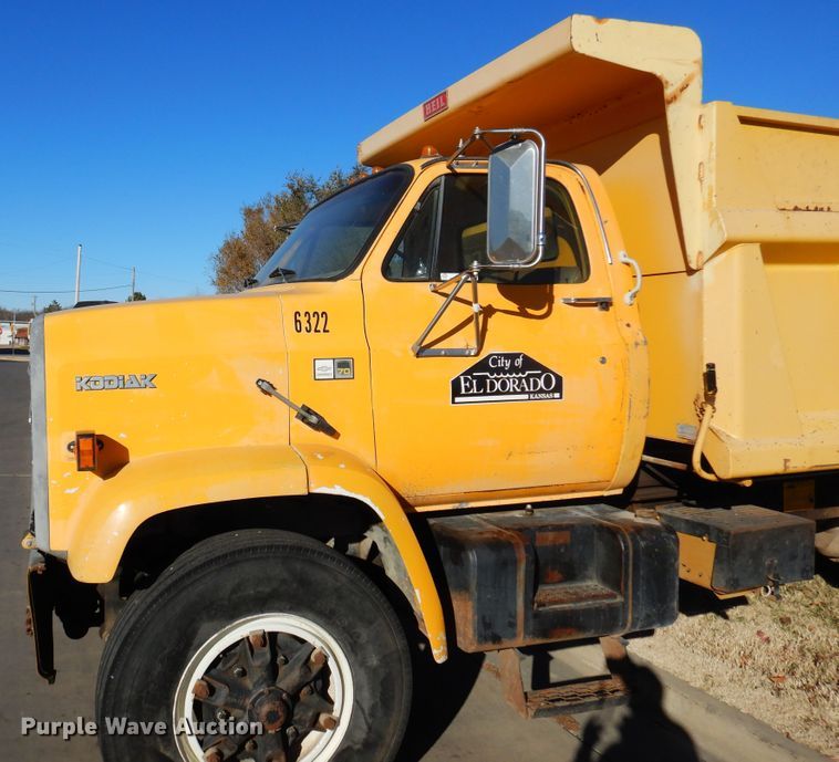 image for item KO9536 1983 Chevrolet Kodiak C70  dump truck
