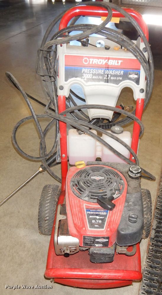 image for item KR9937 Troy-Bilt  pressure washer