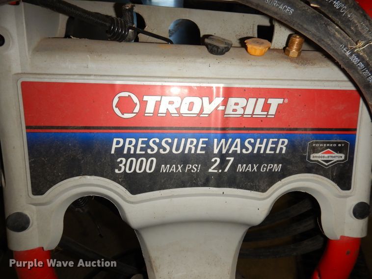 image for item KR9937 Troy-Bilt  pressure washer