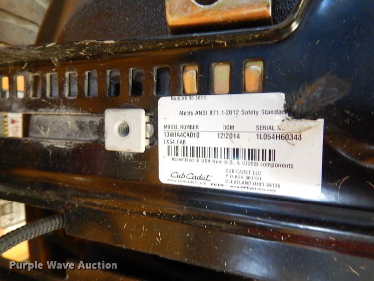 image for item KR9938 Cub Cadet XT2 Enduro  lawn mower