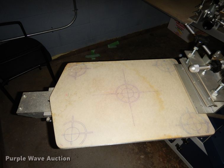 image for item KR9947 SPSI Digital Cyclone six board screen printing press