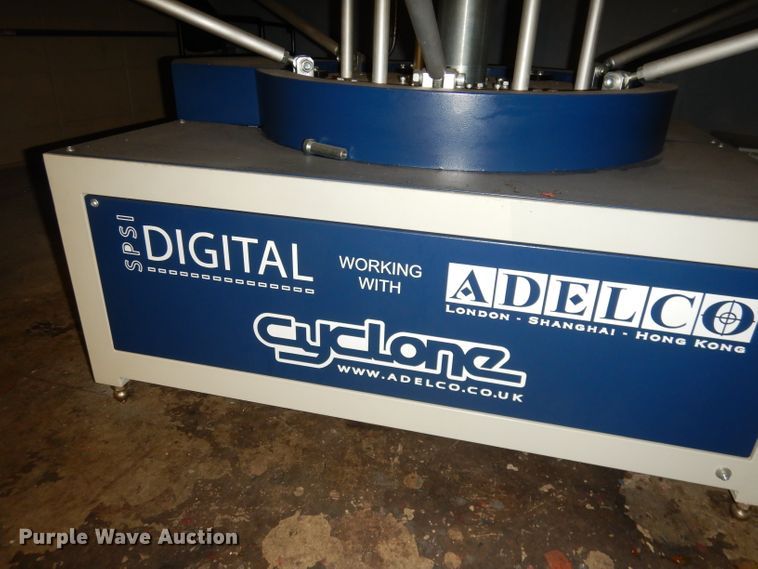 image for item KR9947 SPSI Digital Cyclone six board screen printing press