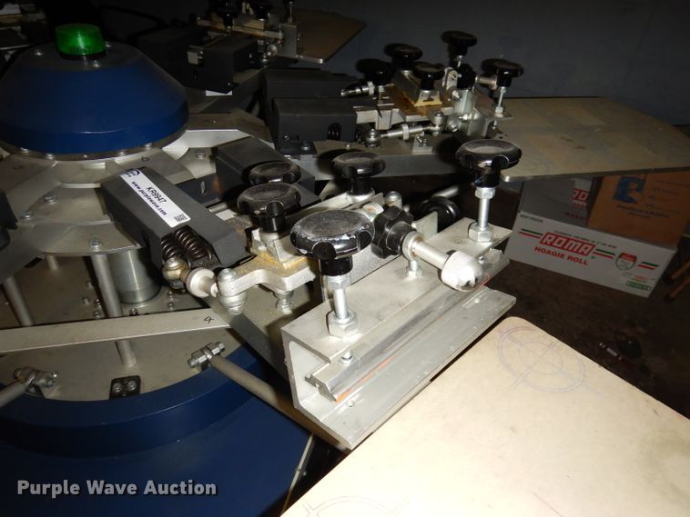 image for item KR9947 SPSI Digital Cyclone six board screen printing press