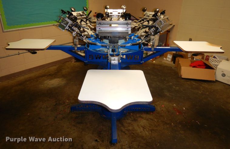 image for item KR9948 Hopkins BWM four board screen printing press