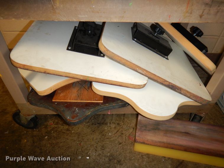 image for item KR9948 Hopkins BWM four board screen printing press