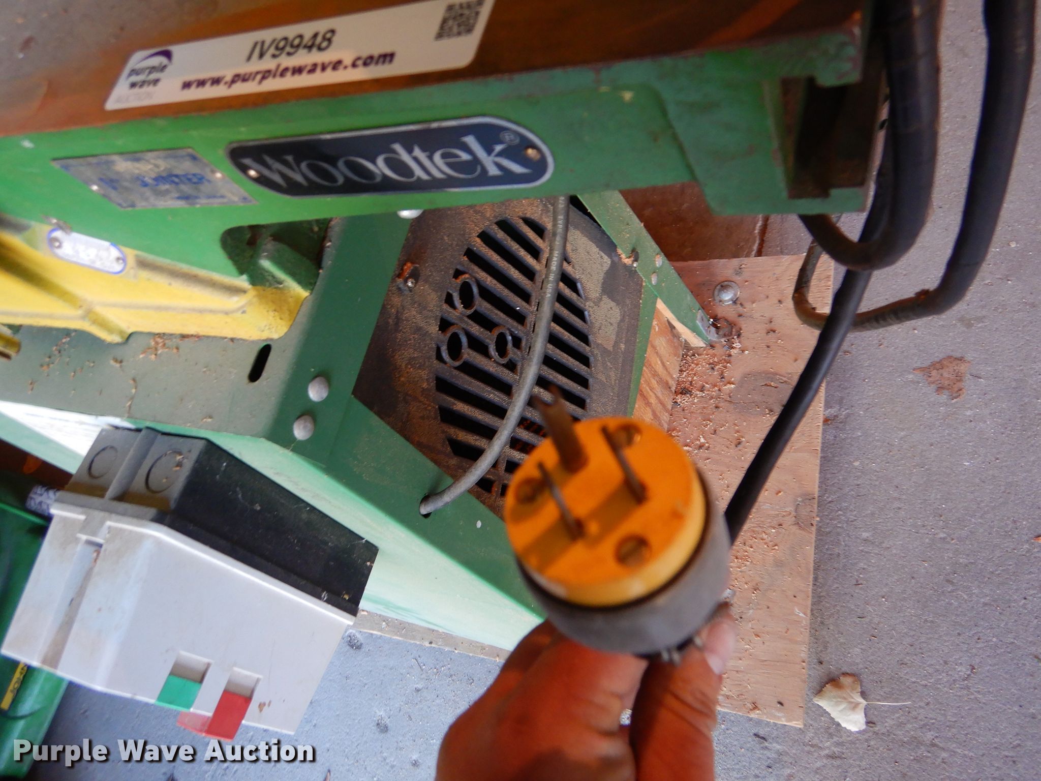 Woodtek jointer in Norton, KS Item IV9948 sold Purple Wave