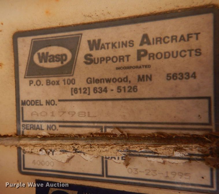 image for item DE7506 American Cargo Handling  airline cargo cart