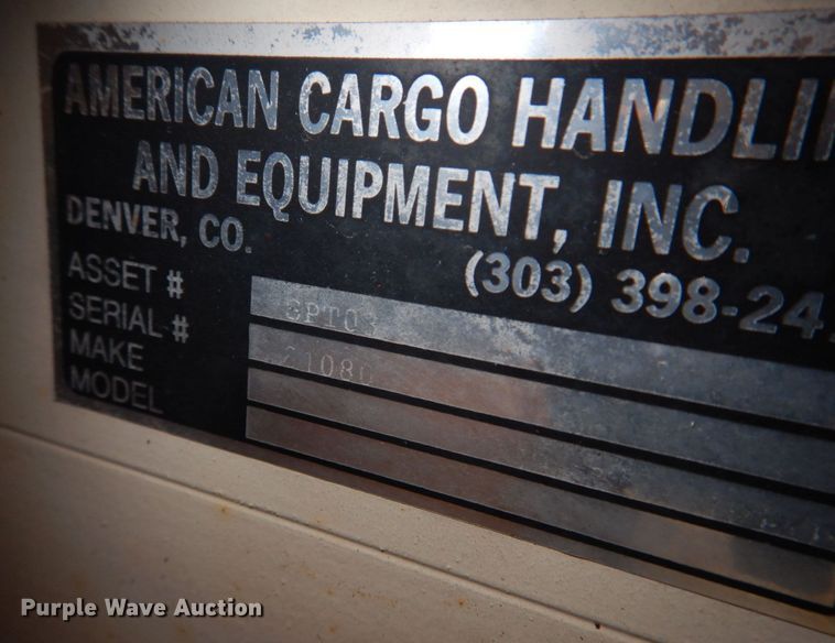 image for item DE7506 American Cargo Handling  airline cargo cart