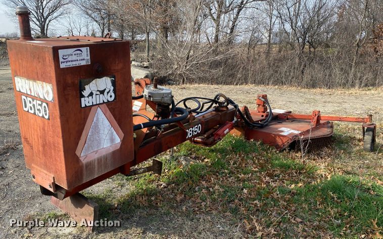 image for item DG1845 Rhino DB150  side boom rotary mower