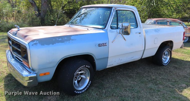 image for item DJ7430 1987 Dodge D150  pickup truck