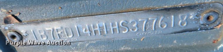 image for item DJ7430 1987 Dodge D150  pickup truck