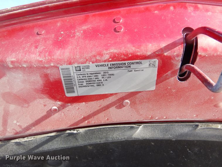 image for item DK3475 2013 Chevrolet Malibu