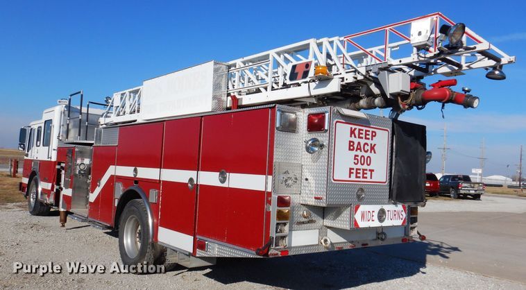 image for item DL5899 2005 American Lafrance L24M-75  aerial platform fire truck
