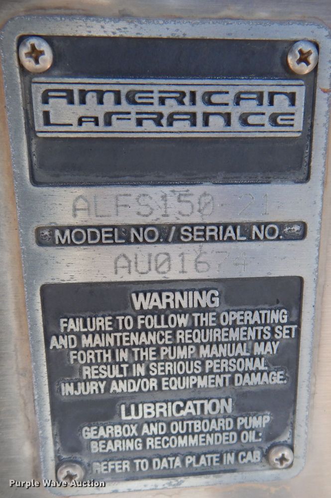 image for item DL5899 2005 American Lafrance L24M-75  aerial platform fire truck