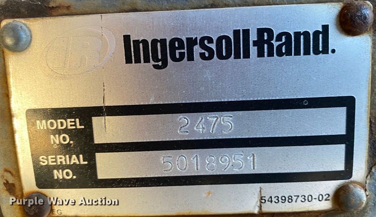 image for item DL6799 2005 Ingersoll Rand 2475  air compressor