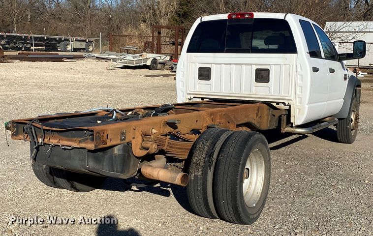 image for item DL6801 2008 Dodge Ram 5500HD  Quad Cab truck cab and chassis