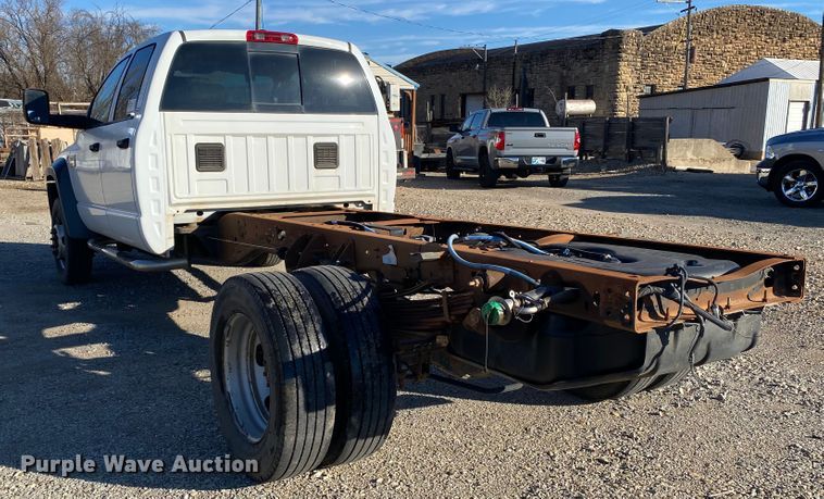 image for item DL6801 2008 Dodge Ram 5500HD  Quad Cab truck cab and chassis