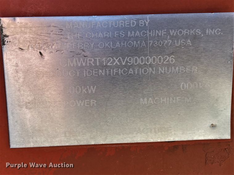 image for item DL6821 2009 Ditch Witch RT12  trencher