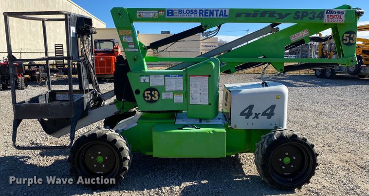 image for item DL6822 Nifty Lift SP34DE 4WD  boom lift