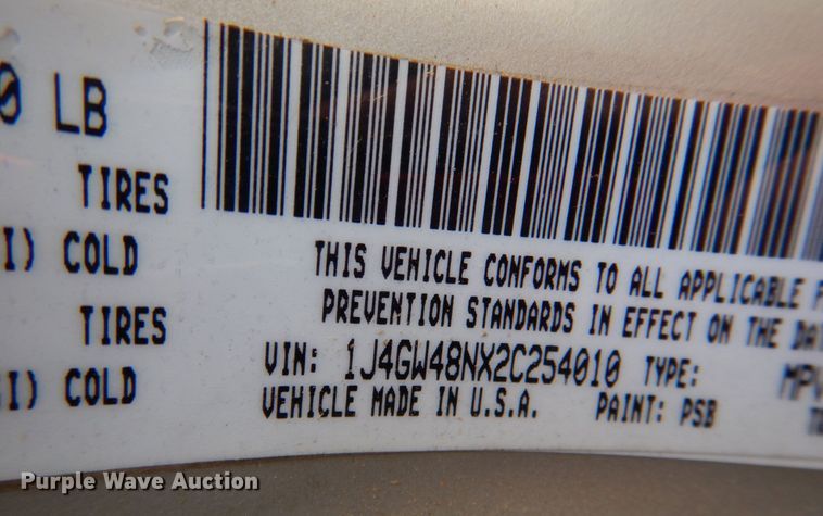 image for item DL6835 2002 Jeep Grand Cherokee  SUV