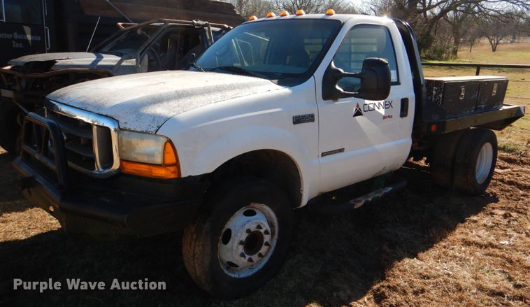image for item DL6839 2000 Ford F550 Super Duty  flatbed truck