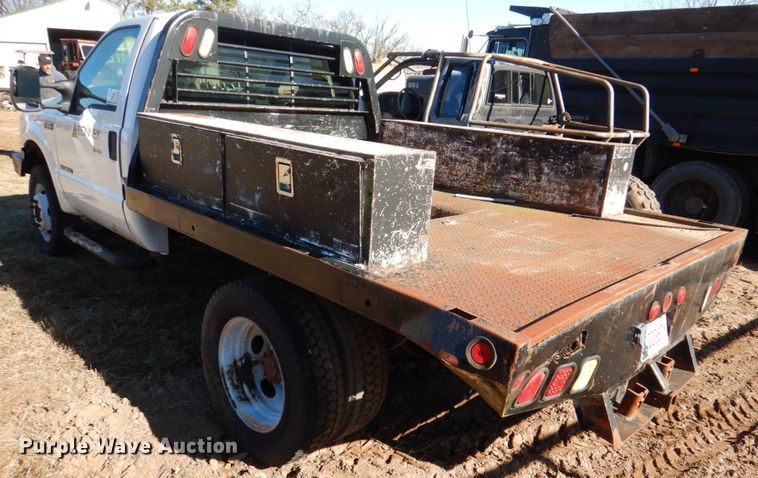 image for item DL6839 2000 Ford F550 Super Duty  flatbed truck
