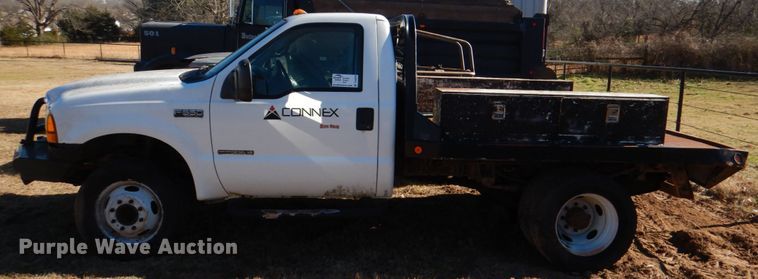 image for item DL6839 2000 Ford F550 Super Duty  flatbed truck