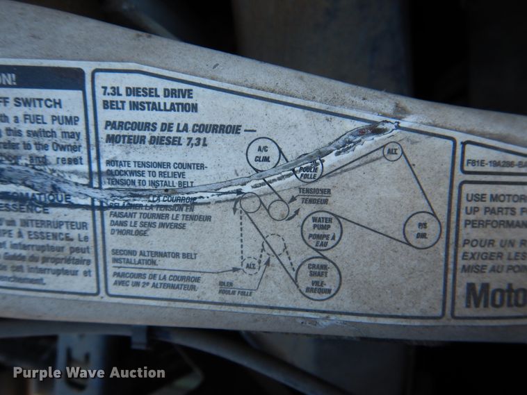 image for item DL6839 2000 Ford F550 Super Duty  flatbed truck