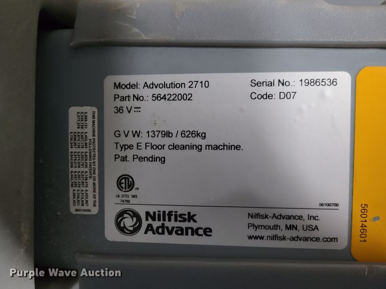 image for item EZ9245 Advance Abolition 2710  floor buffer