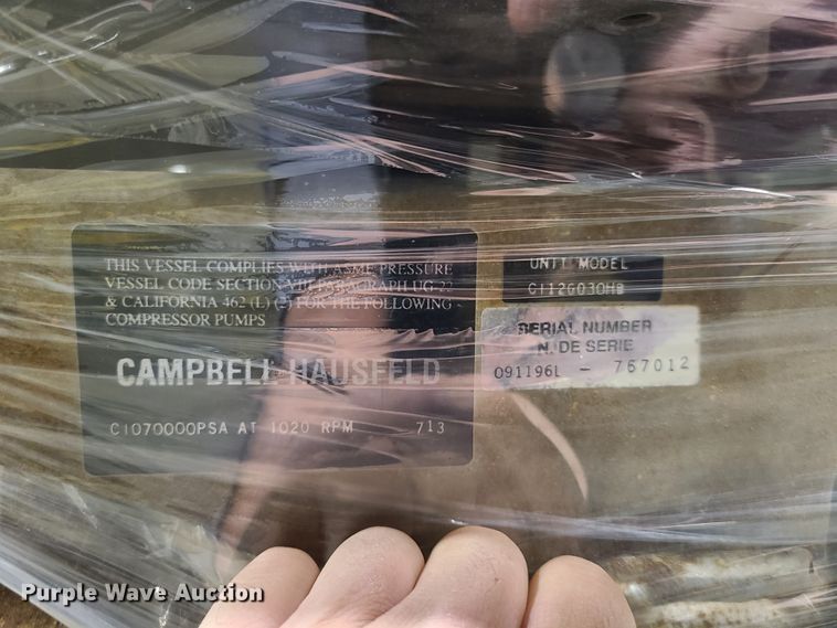 image for item GB9143 Campbell Hausfeld  air compressor