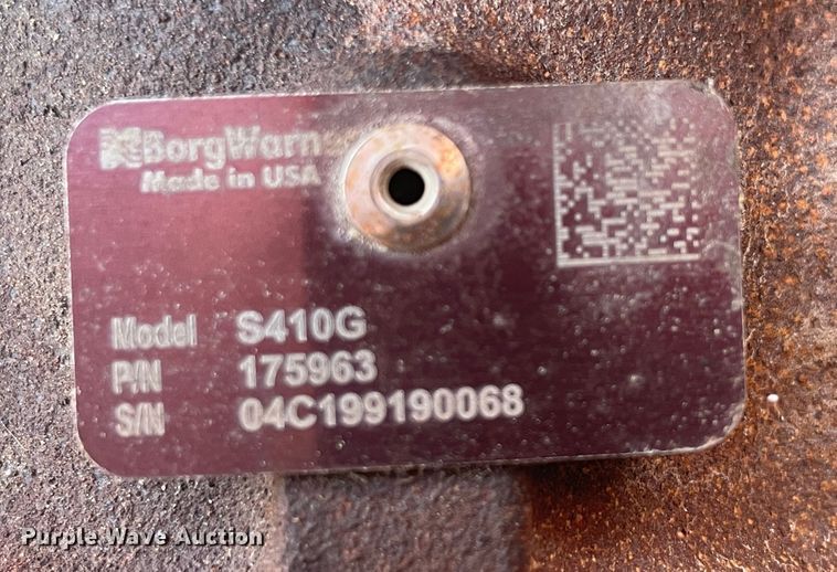 image for item ID9610 Borg Warner S410G  turbo charger