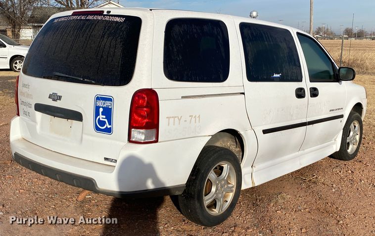 image for item IG9278 2008 Chevrolet Uplander  handicap accessible van