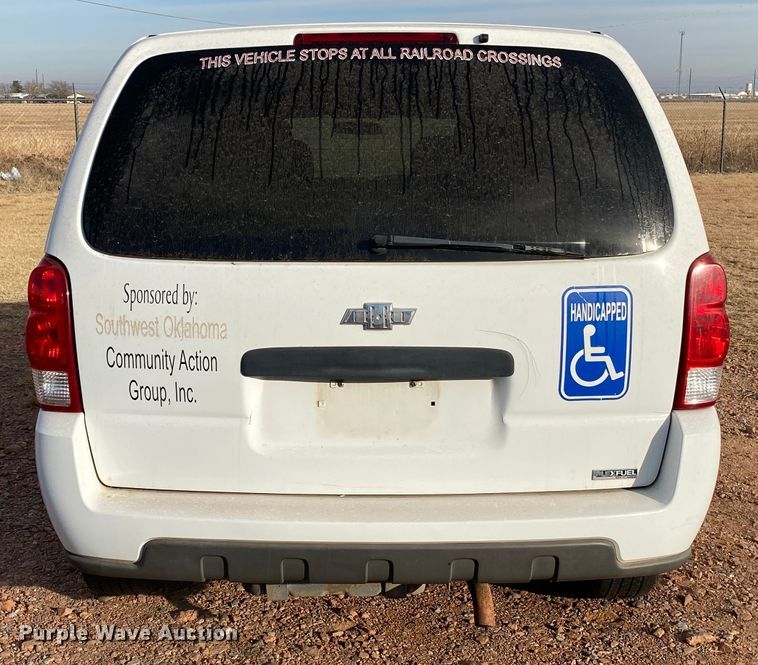 image for item IG9278 2008 Chevrolet Uplander  handicap accessible van